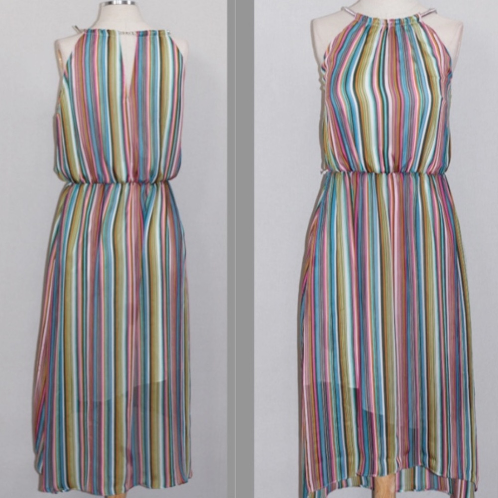 Multi Color Stripe Dress
